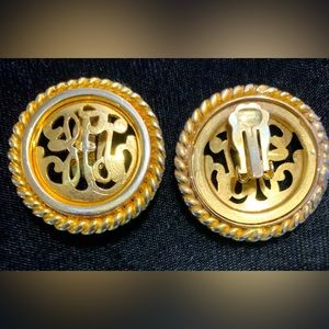 Vintage Premier Design Clip on Earrings